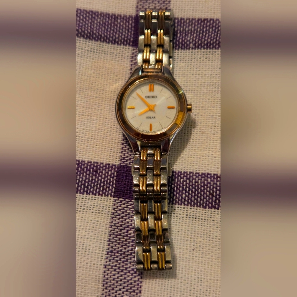 Seiko Women's Two-Tone Solar Watch